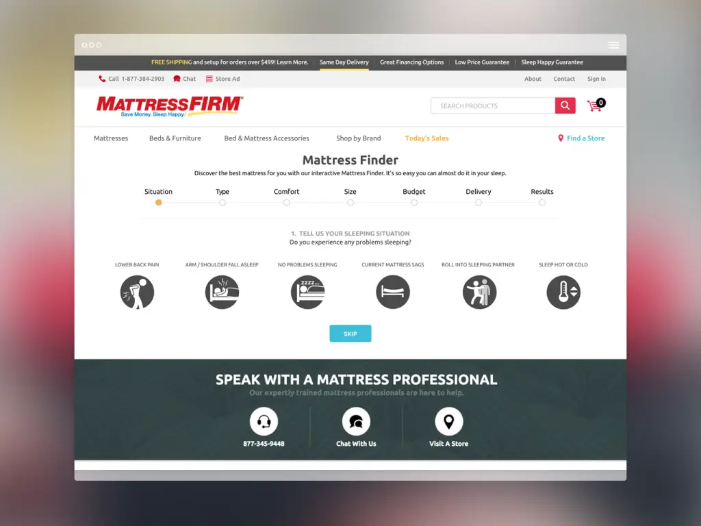 Helping Mattress Firm Sleep Easier Mattress Firm UpTop